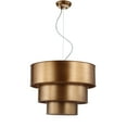 thumbnail image 6 of JONATHAN Y Lynn 21" 3-Tier Metal LED Pendant, Gold, 6 of 8