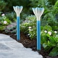 thumbnail image 6 of Dengmore 10pcs Solar Light Outdoor Bright Flowers Flashing Color Changing LED IP67 Solar Light Outdoors Solar Garden Lights for Walkway Garden Patio Garden Stake Light, 6 of 9