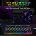 thumbnail image 3 of Teclado inalámbrico portátil para juegos Redragon K524RGB-PRO, 3 of 9