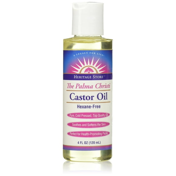 Heritage Products Castor Oil Hexane Free - 4 fl oz