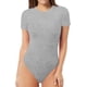 thumbnail image 1 of Xishao Women's Round Neck Short Sleeve T Shirts Basic Bodysuits Xishao ropa, 1 of 2