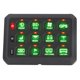 thumbnail image 5 of Panel De Interruptores, Panel De Interruptores Eléctricos IP66 Impermeable DC12-24V 5 Pulgadas 80A Botón RGB 5 Niveles De Brillo Con Función De Memoria Para Barco, 5 of 7