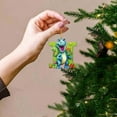 thumbnail image 5 of BKER Christmas Dinosaur Acrylic 26 Letters Christmas Dinosaur Ornaments Acrylic A To Z Ornament Letters Decorative Hanging Acrylic Dinosaur Alphabet Letters For Christmas Tree Craft2, 5 of 5