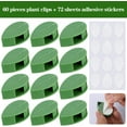 thumbnail image 5 of 60 Piece Plant Climbing Wall Fixture Clip Leaf Shaped Vine Traction Hook With Adhesive Sticker, 5 of 6