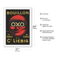 thumbnail image 2 of OXO Brand - Bouillon Stock Cubes - Liebig Co. - Vintage Advertising Poster by Leonetto Cappiello c.1911 - Fine Art Rolled Canvas Print 27in x 40in, 2 of 4