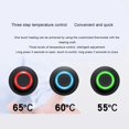 thumbnail image 4 of Electric Heated Pad, New 2 in 1 Heating Cloth Plus Large Intelligent Temperature Regulating Heating Piece Clothing Vest Electric Heating Piece Waterproof for Clothes Vest USB Powered, 4 of 9
