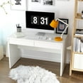 thumbnail image 2 of Home Office Furniture Pvc Laminate Sira 47" Manufactured Wood Desk, 2 of 7