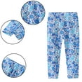 thumbnail image 4 of LYMAYTER Kids Girls Spring Fall Pants Toddler Printed Casual Trousers Girls Cotton Leggings Pants for 2-7 Years, 4 of 10