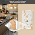 thumbnail image 5 of Yayeee Duplex Wall Plate 1-Gang 4.5"x2.7" Home Receptacle Light Switch Decorative Outlet Cover, White Seahorse, 5 of 7