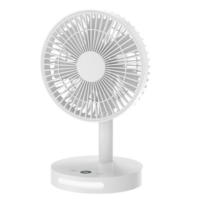 Novedad de Verano, Ventilador Pequeño de Escritorio, USB, Pantalla Digital Inteligente para el Hogar, Miniluz de Escritorio para Oficina, Ventilador Eléctrico
