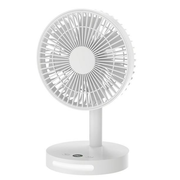 Novedad de Verano, Ventilador Pequeño de Escritorio, USB, Pantalla Digital Inteligente para el Hogar, Miniluz de Escritorio para Oficina, Ventilador Eléctrico