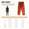 thumbnail image 3 of Gukieu Autumn Leaf Print Women's Home Trousers, with Pockets and Drawstring Pajamas, Home Pajamas, Sleepwear-X-Large, 3 of 6