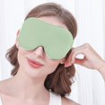 thumbnail image 4 of Sleep For Light Blocking 3D Sleeping Soft Breathable Cover For Women Men Relaxing Pressure Night Blindfold|A, 4 of 9