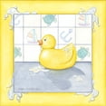 thumbnail image 2 of Great Art Now Small Rubber Duck II by Megan Meagher, Framed Wall Art, 14W x 14H, 2 of 3