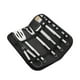 thumbnail image 5 of Juego De Herramientas Para Barbacoa De 9 Uds., Herramientas Para Asar A La Parrilla, Accesorios Para Barbacoa De Acero Inoxidable Con Bolsa De Almacenamiento, Accesorios Para Asar A La Parrilla Para Yuarrent OD013970-00, 5 of 6