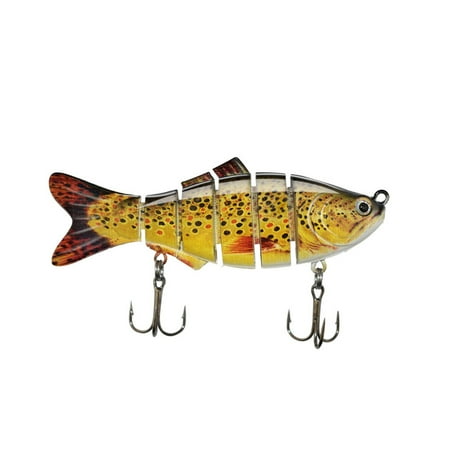 ASKMZ Hard Fishing Lure 10CM/19.4G Sinking Fishing Lure Multi-jointed Swimbait Realistic 3D Eyes Artificial Hard Bait Outdoor