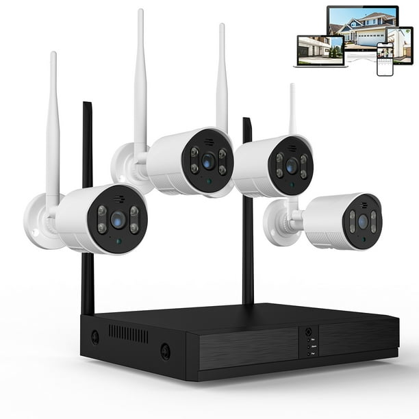 TOPVISION 8 Channel 3MP NVR Wireless Home Security Camera System