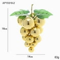 thumbnail image 3 of Luoshdecor Christmas Grape Ball Ornament, Christmas Tree Baubles Faux Fruit Grapes Ball for Home Office Party Decoration, 3 of 4