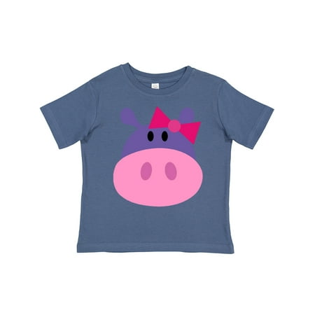 

Inktastic Girl Hippo Gift Toddler Toddler Girl T-Shirt