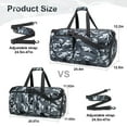 thumbnail image 7 of 65L Duffle Bag with Shoes Compartment, Foldable Travel Duffel Bags for Men Women, Large Packable Travel Bag Water Repellent & Tear Resistant, 7 of 7