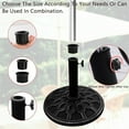 thumbnail image 2 of Umbrella Hole Ring Plug Patio Umbrella Hole Cap 6 Pcs Bexikou Black Plastic Outdoor Umbrella Base Replacement Parts, 2 of 7
