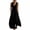 Black, variant on Womens Washed Crinkled V Neck Button Front Jumpsuit Dual Side Slip Pockets Elastic Waist Loose Full Length Comfortable Casual One Piece Long Trousers