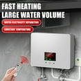 thumbnail image 2 of LEXKUYI Calentador de agua caliente eléctrico sin tanque de 110 V, 3500 W, compacto, para cocina y baño, 2 of 9