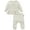 Beige, variant on Modern Moments by Gerber Baby Girl Hacci Outfit Set With Ruffle, 2-Piece, Sizes 0/3 Months -24 Months
