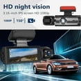 thumbnail image 4 of Sherum Dash Cam, Shirem Autopulsex Dash Camera for Cars, Dashcam Front and Rear Camera, 1080p Night Vision Car Driving Recorder, 24h Parking Mode, Car Accessories (WiFi DashCam), 4 of 8