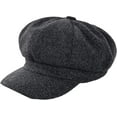 thumbnail image 3 of CoCopeaunts Octagonal Newsboy Cap Casual Vintage Painter Detective British Style Solid Hat Women Autumn Winter Warm Beret Hat, 3 of 7