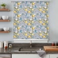 thumbnail image 5 of Lemon Tree Birds Sheer Curtains 72 Inches Long, Green Botanical Blue Floral Light Filering Curtains, Breathable Simi Curtain Privacy Drapes for Living Room Bedroom Lightweight Window Treatment, 5 of 9
