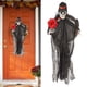 thumbnail image 4 of Adorno Colgante Fantasma, Decoración Para Colgar En La Pared, Corona De Calavera Aterradora De Larga Duración Para Fiesta ANGGREK  AC7108, 4 of 8