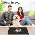 thumbnail image 4 of Dog Food Dog Food Mat, Silicone Dog Cat Bowl Mat, Non Slip Waterproof Pet Feeding Mat FDA Grade Food Container Placemat for Small AnimalsFDA Grade Food Container Placemat for Small Animals, 4 of 8