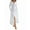 White, variant on Shirt Dresses for Women Casual Long Sleeve Button Down Maxi Dresses White L