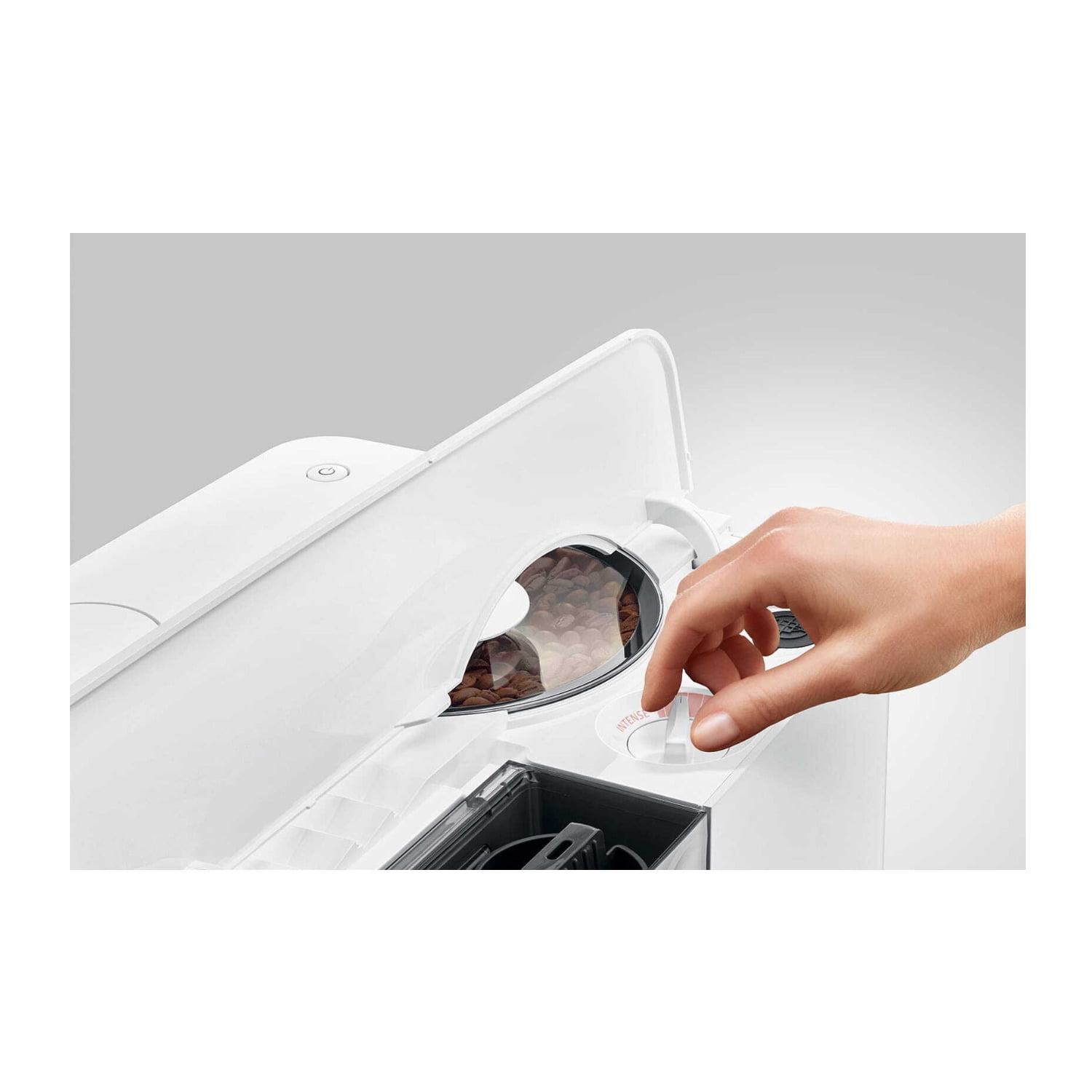 JURA C3 Automatic Coffee and Espresso Machine with 4 Specialties, Professional Aroma Grinder and and Dual Cup Function (Piano White)
