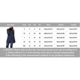 thumbnail image 4 of UJNDER Women's Solid Color Casual Zipper Hooded Long Coat Jacket Fall Jackets for Women Black L, 4 of 6