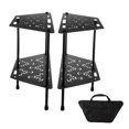 thumbnail image 1 of DYNWAVECA Table Multifonctionnelle Détachable Table de Camping, Table Compacte Assemblable Table d'Extérieur pour Pique-Nique Patio Randonnée Sac à Dos Cour Noir, 1 of 9