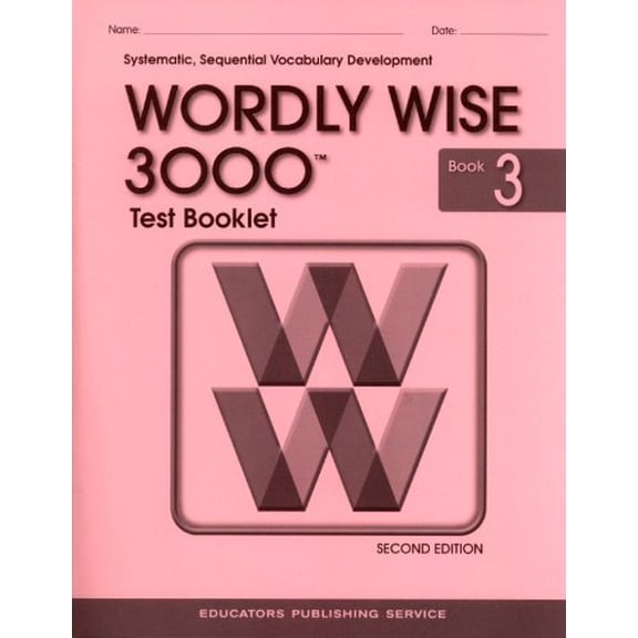 Pre-Owned Wordly Wise 3000 Grade 3 Single Test