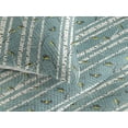thumbnail image 3 of Ambesonne Bird Print Quilted Bedspread Set 3 Pcs, Winter Forest Snowy Art, Queen, Cadet Blue Yellow and Grey, 3 of 4