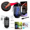 Bug Zapper for Outdoor and Indoor, Waterproof Mosquito Zappers Killer