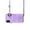 Purple, variant on Crossbody Case for iPhone Xs, Adjustable Shoulder Strap 47" / 1.2m, Finger Ring Holder with 6 Card Slots