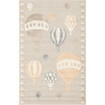 thumbnail image 2 of Unique Loom Whimsy Kids Collection Area Rug - Balloons (5' 3" x 8' Rectangle Multi/Beige), 2 of 9