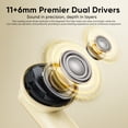 thumbnail image 3 of Realme Buds Air 8 Audífonos TWS Inalámbricos Hi-Res Audio 58 Horas 6 Micrófonos 45ms Auriculares Bluetooth, Dorado, 3 of 11