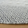 thumbnail image 3 of SAFAVIEH Vermont Wyatt Geometric Area Rug, Ivory/Black, 6' x 6' Round, 3 of 8