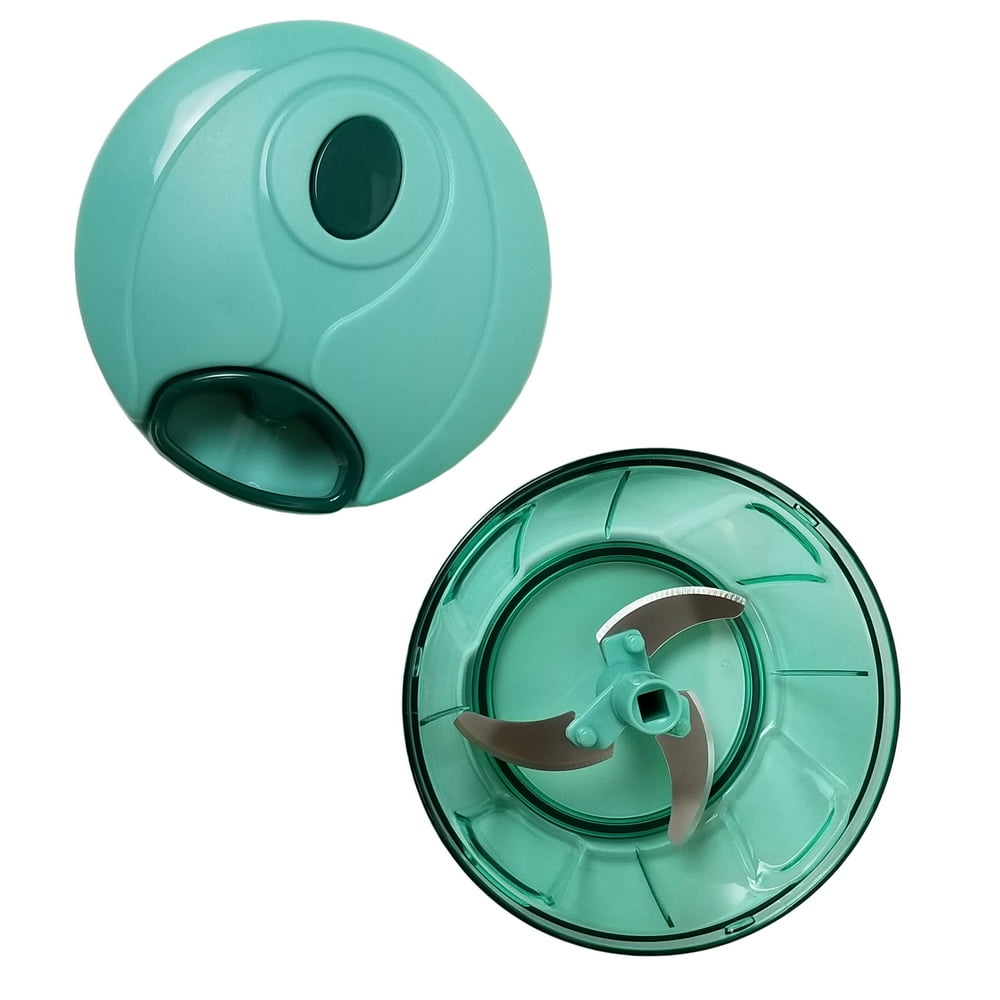 Cheff Mini Manual Food Processor Chopper, Hand Pull String Vegetable