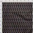 thumbnail image 3 of oneOone Polyester Lycra Black Fabric Feather Feather Dress Material Fabric Print Fabric By The Yard 56 -Inch Wide, 3 of 4