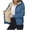 #018-Blue, variant on AUNVITO Women's Fleece Lined Christmas Print Hooded Sweatshirt Jacket Long Sleeve Casual Winter Warm Coat