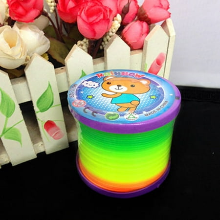 - Moderna Walking Rainbow Spring Educational Toy Circle Slinky Magic Circle Stretchy Gift