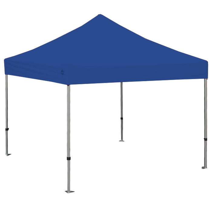 King Canopy GOLIATH 10X10 SILVER FRAME Instant Pop Up Tent w/ BLUE
