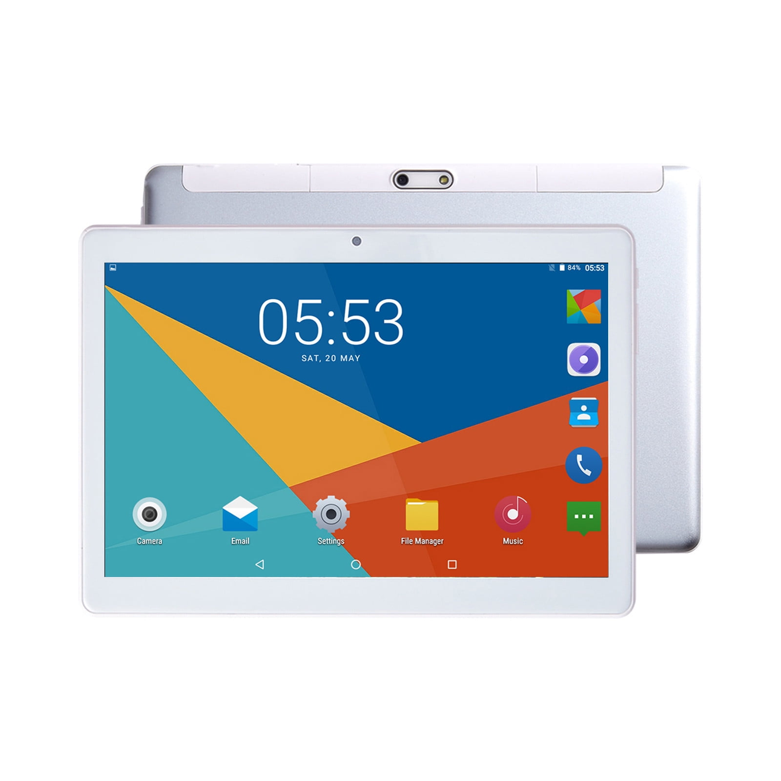 Android Tablets on Sale, maho Upgraded 10.1-inch Tablet Computer 2+16G 10 Core Android Ultra-thin High-definition Screen Learning Game Video Office Tablet Supports SIM Card Voice Call,Silver